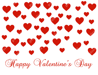 Valentine's  Day Red Background png