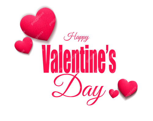 Valentine's Day Pink Heart Wish png
