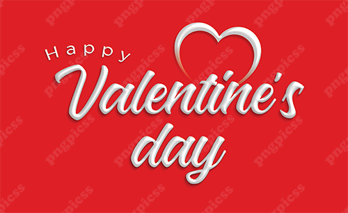 Valentine's Day White Heart png