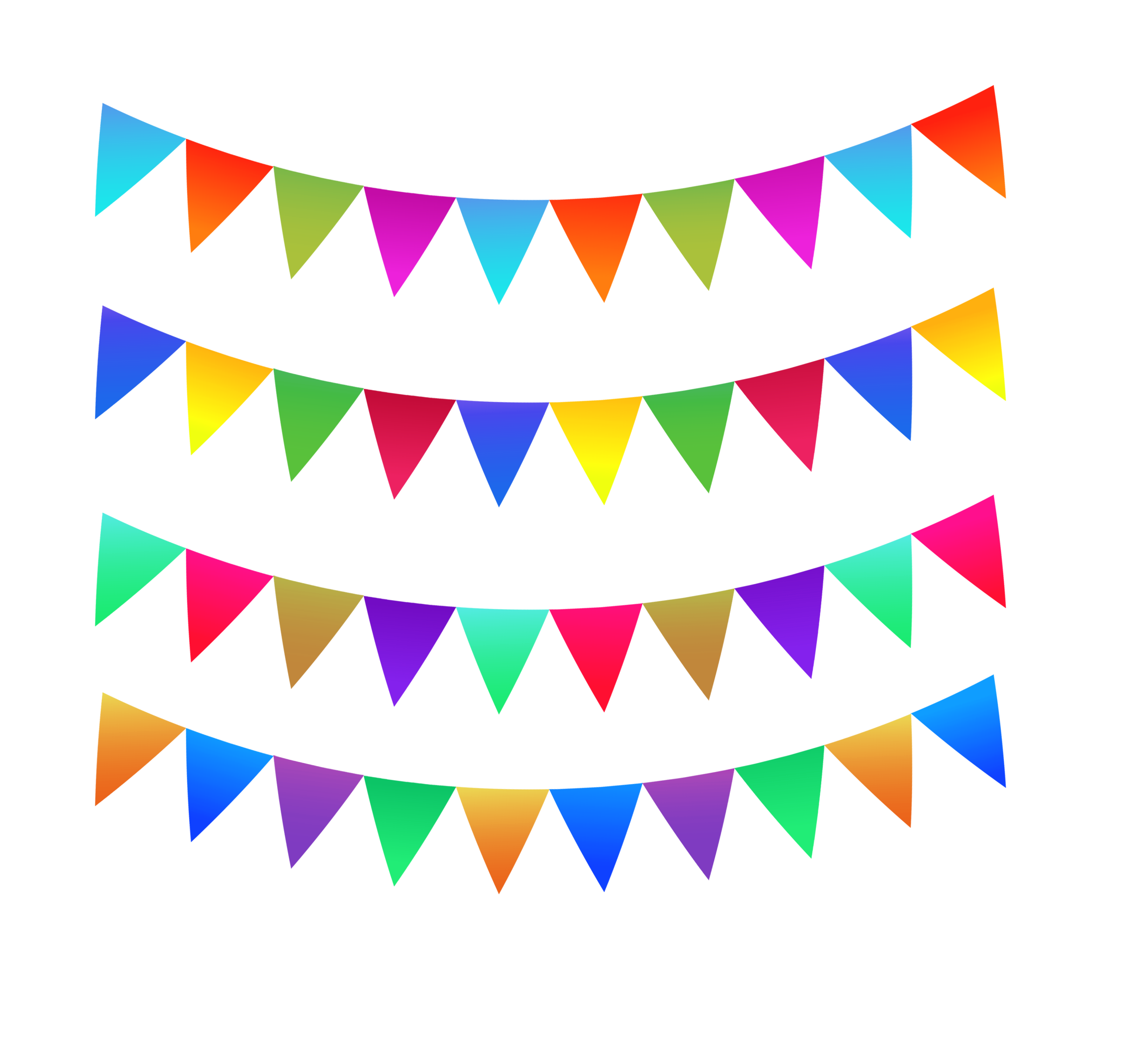 Triangle Coloured Flag PNG png