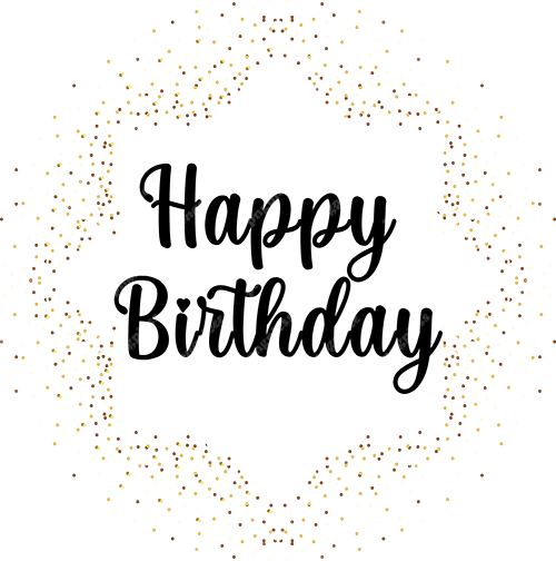 Happy Birthday Text PNG png