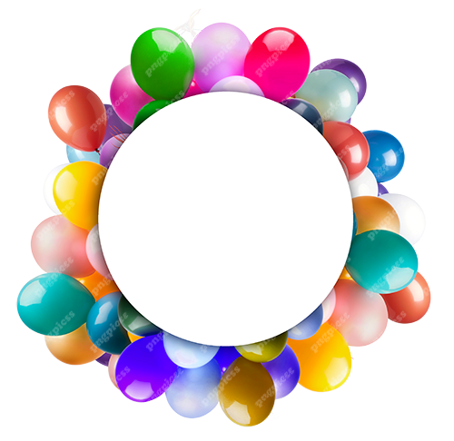 Happy Birthday Background with balloons PNG png