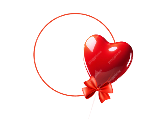 Heart Shape Balloons PNG png