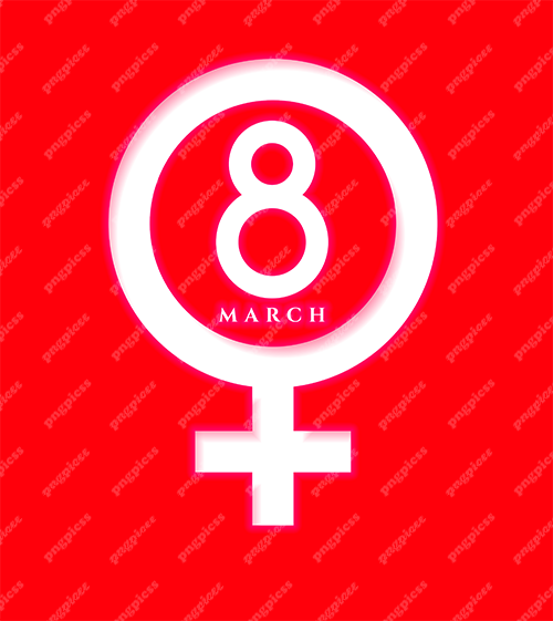 8 March Womens Day PNG png