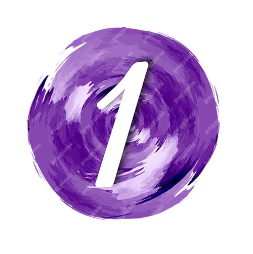 1 one background PNG png