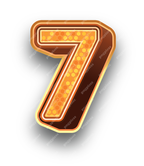 7 Seven Metallic Bronze PNG png